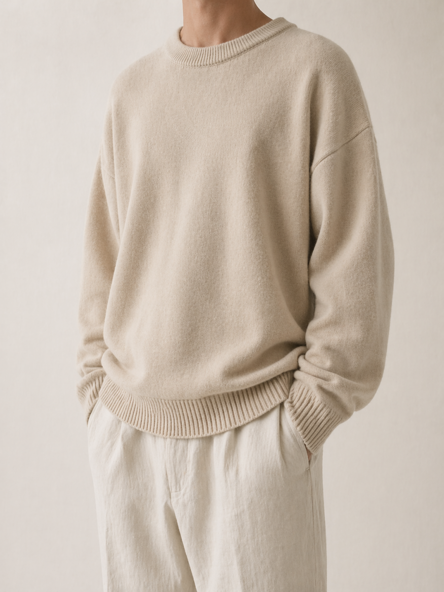 Sable Crewneck — detail